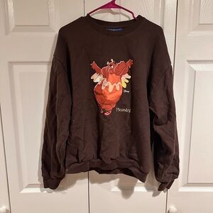 Disney Chocolate Brown Sweatshirt from Harry Styles's Pleasing Collection